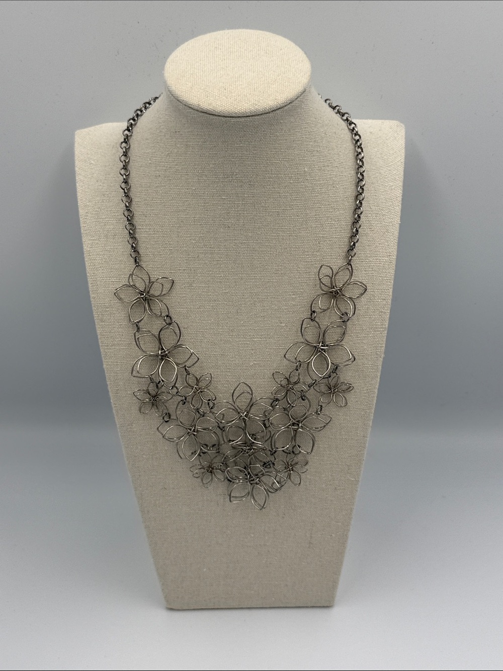 Boutique Floral Statement Necklace